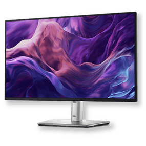 Suprivix 4 Monitor de tela plana com base exibindo um papel de parede colorido